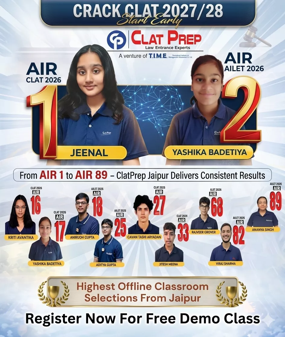 Admissions Open ClatPrep Jaipur